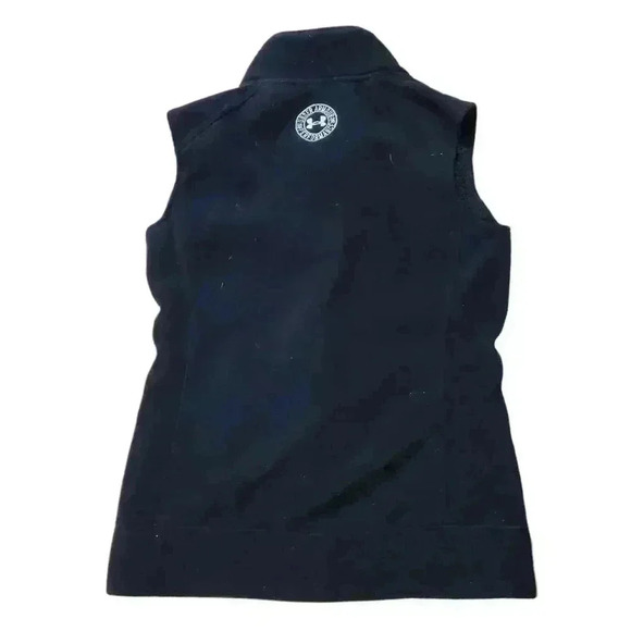 Under Armour Womens Black Fleece Full Zip Vest Sz S/P - Picture 2 of 5